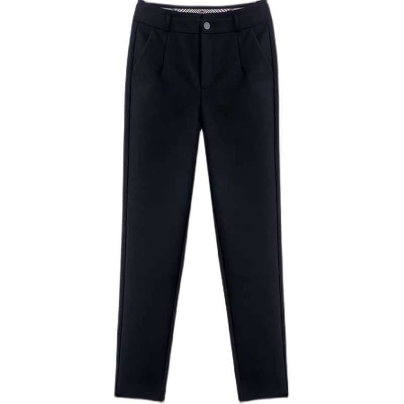 上品な黒パンツ女性用正装スーツ スラックス