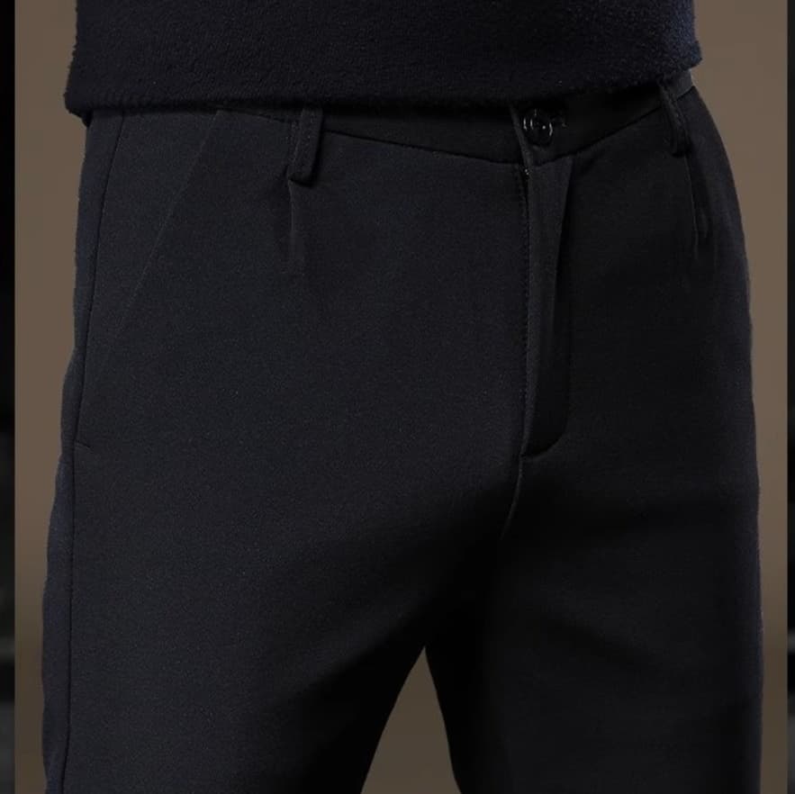 黒パンツ モダンスタイリッシュスラックス