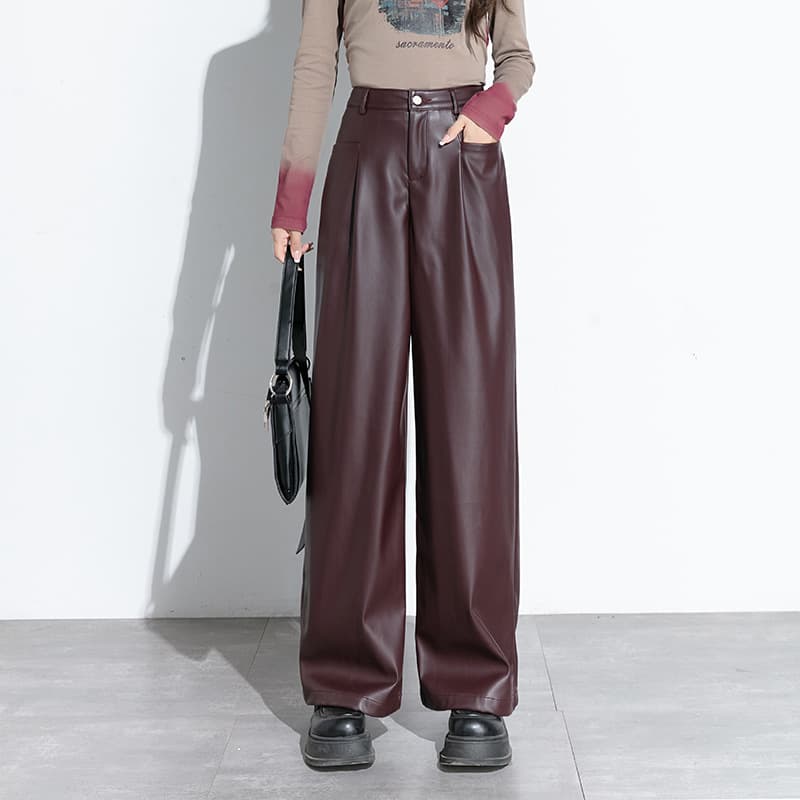 黒パンツ フリースタイルウエストパンツ