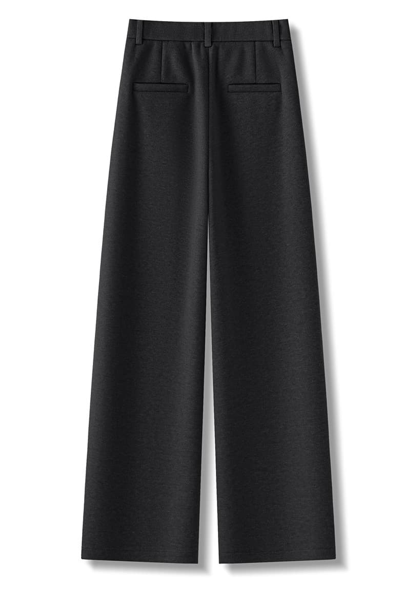 黒パンツ ストレート ワイドチノパン