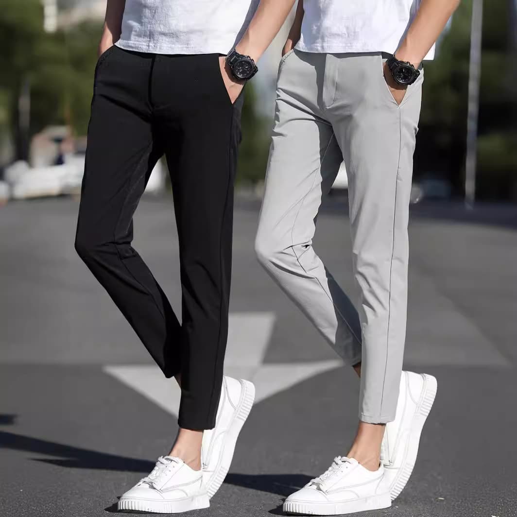 黒パンツ 裏起毛スキニーパンツ 美脚フィット