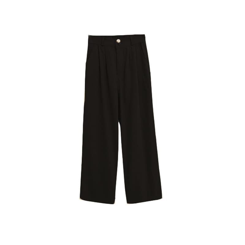 黒パンツ シンプル上質チノパン