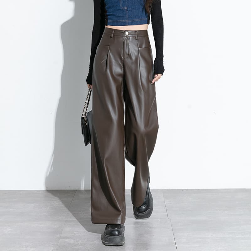 黒パンツ フリースタイルウエストパンツ