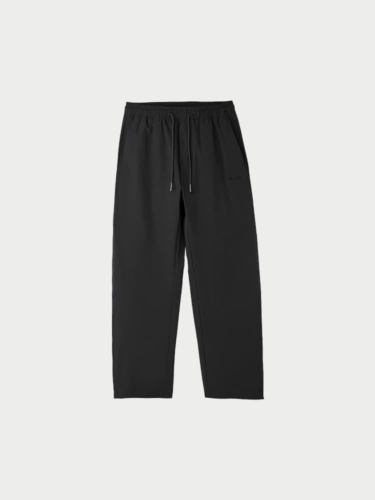 黒パンツ リラックス ワイドパンツ
