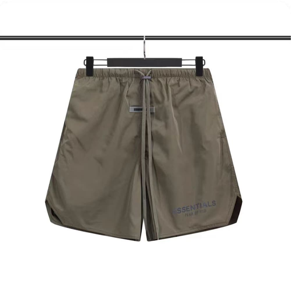 黒パンツ ドローストリング リラックスショートパンツ